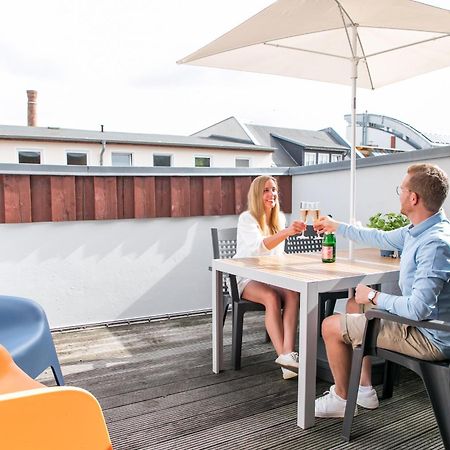 City Apartment "Hans Seat" Rostock Mit Rooftop-Terrasse Esterno foto