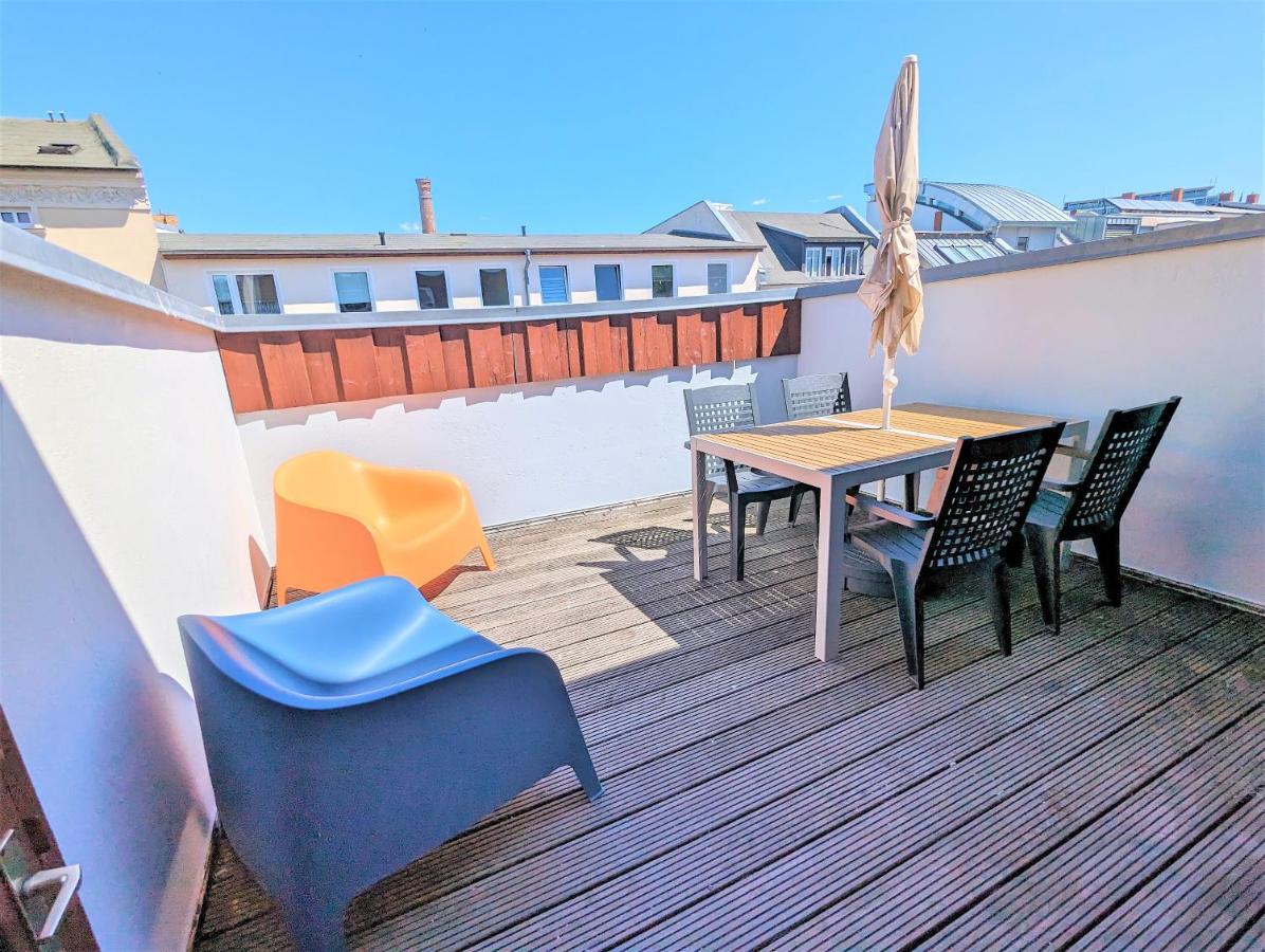 City Apartment "Hans Seat" Rostock Mit Rooftop-Terrasse Esterno foto