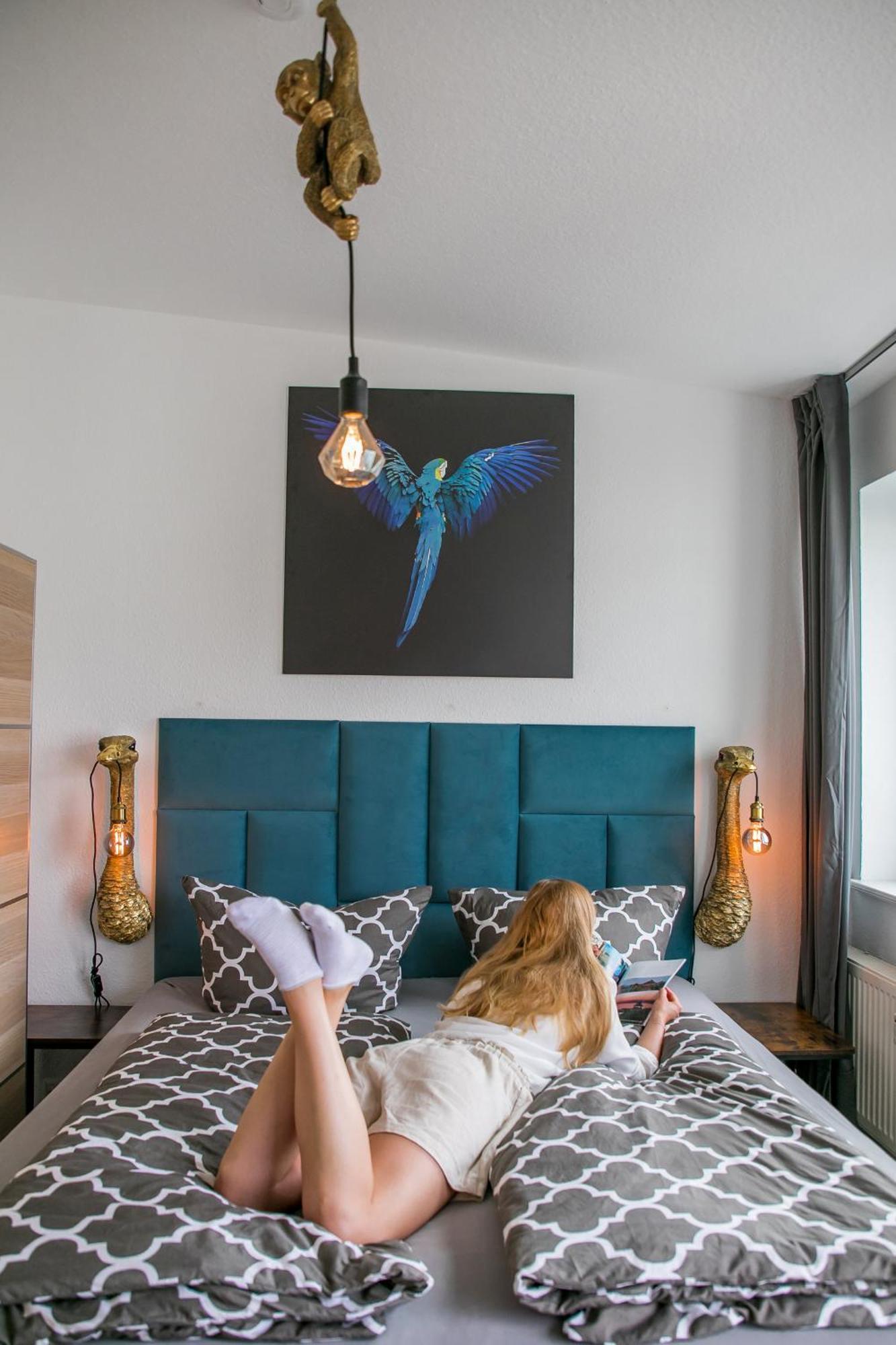 City Apartment "Hans Seat" Rostock Mit Rooftop-Terrasse Esterno foto
